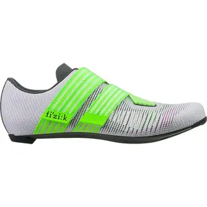 Fizik Vento Powerstrap R3 Aeroweave Carbon Wielrenschoenen Wit/Groen/Paars