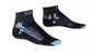 X-Socks Bike Racing Lady Zwart/Blauw Dames Fietssokken
