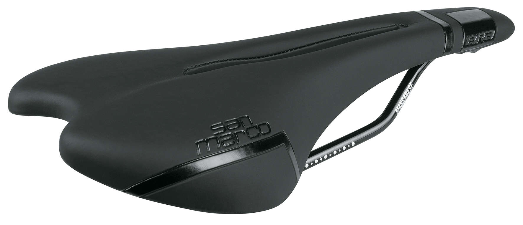 San Marco Era Open-Fit Dynamic Narrow Zadel Zwart/Zwart