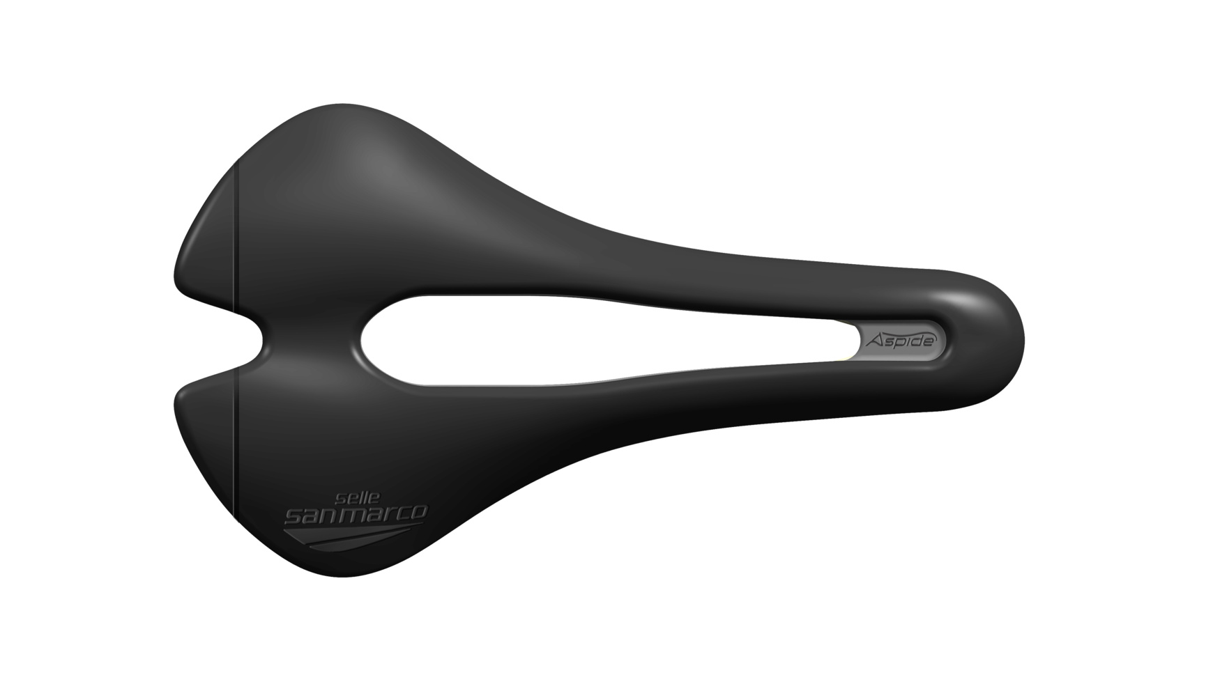 San Marco Aspide Short Open-Fit Sport Wide L3 Zadel Zwart