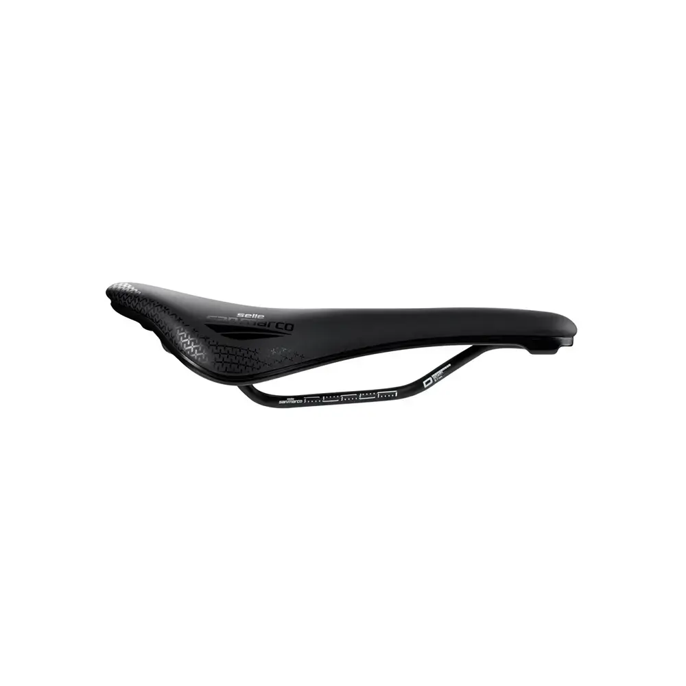 San Marco Shortfit 2.0 Comfort Open-Fit Dynamic Wide Zadel Zwart