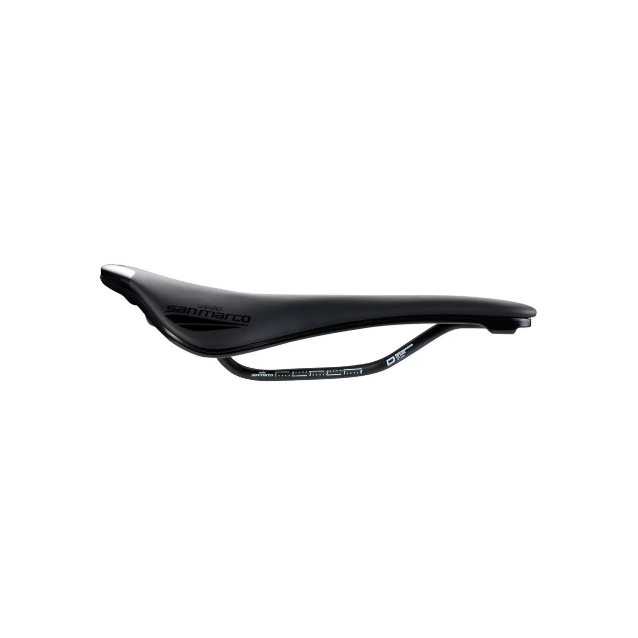 San Marco Shortfit 2.0 Open-Fit Dynamic Wide Zadel Zwart