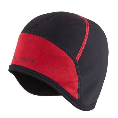 VAUDE Bike Cap Helmmuts Zwart/Rood