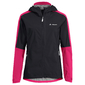 VAUDE Moab II Rain Outdoorjack Zwart/Roze Dames
