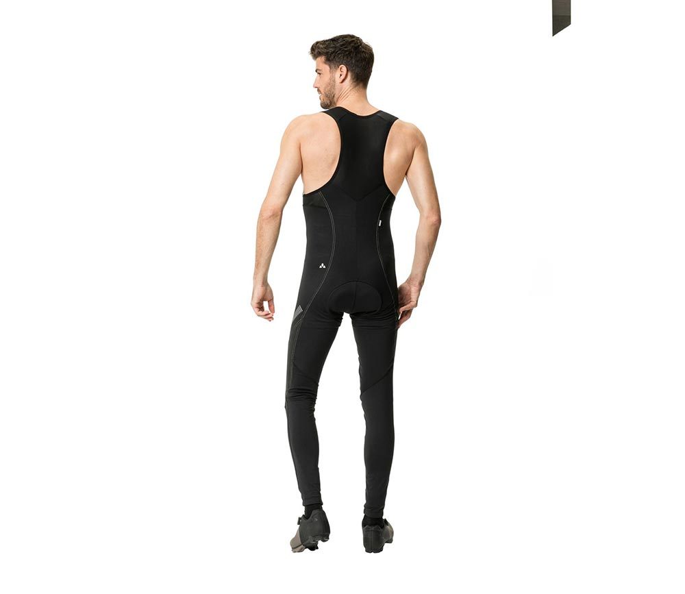 VAUDE Active Warm Fietsbroek Lang Zwart/Zilver Heren
