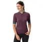 VAUDE Kuro FZ Fietsshirt Korte Mouwen Paars/Groen Dames