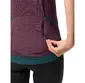 VAUDE Kuro FZ Fietsshirt Korte Mouwen Paars/Groen Dames