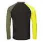 VAUDE Moab VI MTB Fietsshirt Lange Mouwen Groen/Zwart/Geel Heren