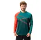 VAUDE Moab VI MTB Fietsshirt Lange Mouwen Groen/Rood Heren