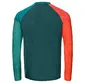 VAUDE Moab VI MTB Fietsshirt Lange Mouwen Groen/Rood Heren