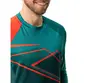 VAUDE Moab VI MTB Fietsshirt Lange Mouwen Groen/Rood Heren