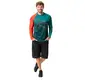 VAUDE Moab VI MTB Fietsshirt Lange Mouwen Groen/Rood Heren