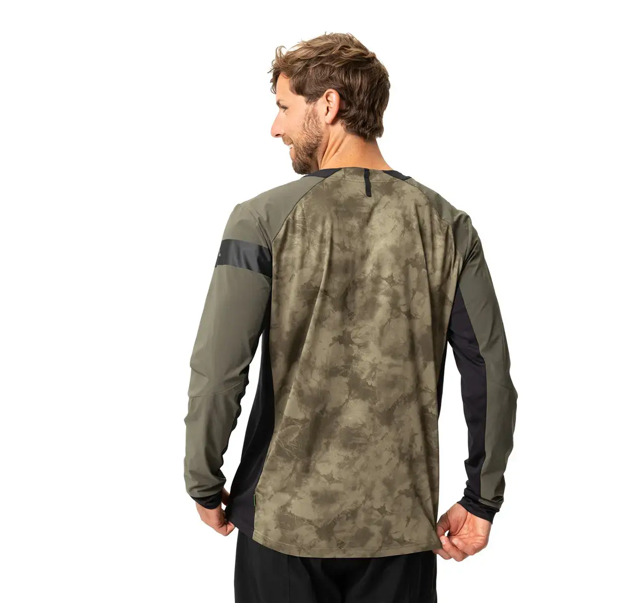 VAUDE Moab PRO MTB Fietsshirt Lange Mouwen Groen Heren