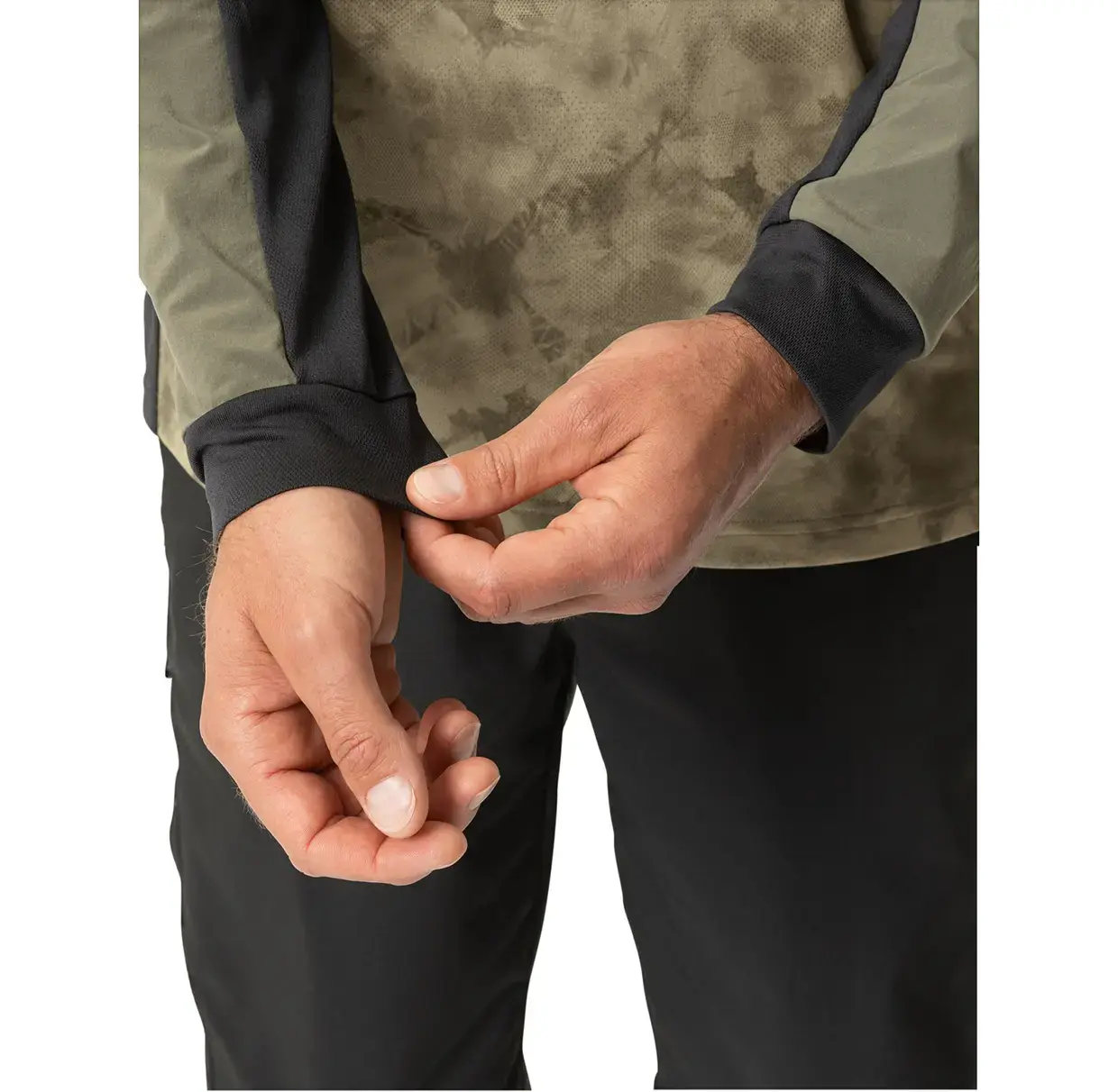 VAUDE Moab PRO MTB Fietsshirt Lange Mouwen Groen Heren