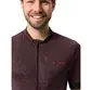 VAUDE Kuro Fietsshirt Korte Mouwen Donkerrood Heren