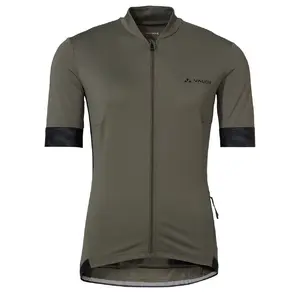 VAUDE Kuro II FZ Fietsshirt Korte Mouwen Bruin Dames