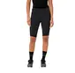 VAUDE Kuro II Fietsbroek kort zonder bretels Zwart Dames