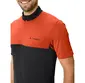 VAUDE Matera HZ Fietsshirt Korte Mouwen Zwart/Rood Heren