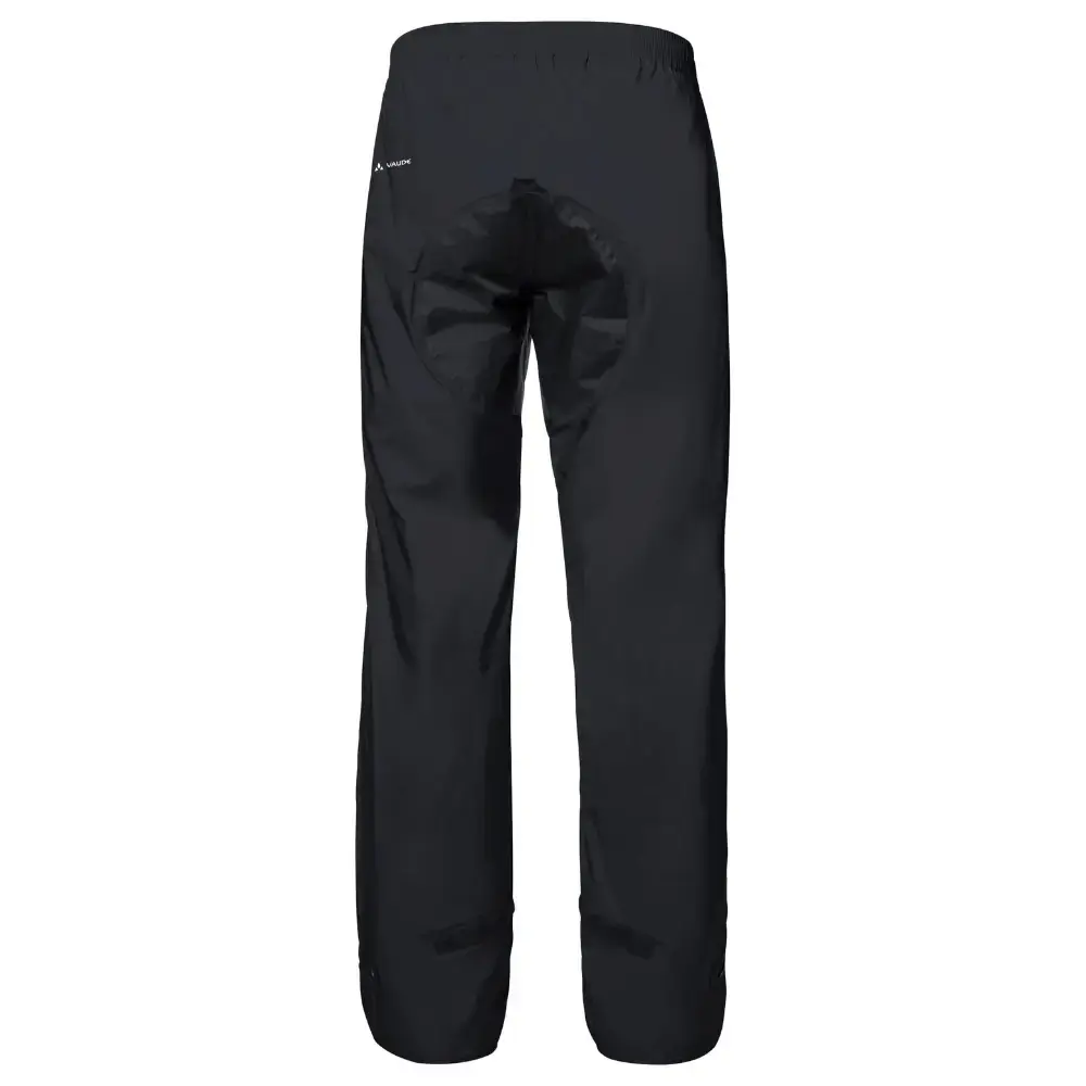 VAUDE Drop Pants II Regen Fietsbroek Lang Zwart/Zwart Heren