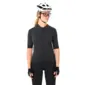 VAUDE Kuro II FZ Fietsshirt Korte Mouwen Zwart Dames