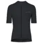 VAUDE Furka FZ Tricot III Fietsshirt Korte Mouwen Zwart Dames