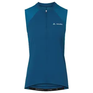 VAUDE Matera FZ Tricot Fietsshirt Zonder Mouwen Blauw Dames