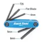 Parktool Minitool AWS-9.2 Inbus 4-5-6 mm Torx T25 En Plat