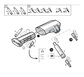 Pro  Momentsleutel 4-5-6Nm Preset Met Bitjes