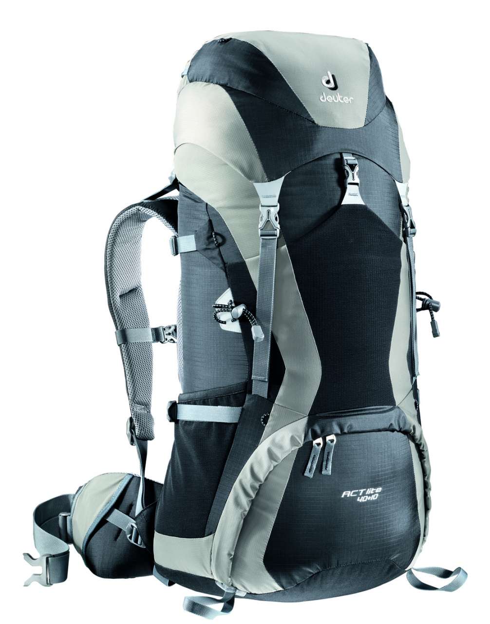 Deuter ACT Lite 40+10 Rugzak Zwart/Zilver