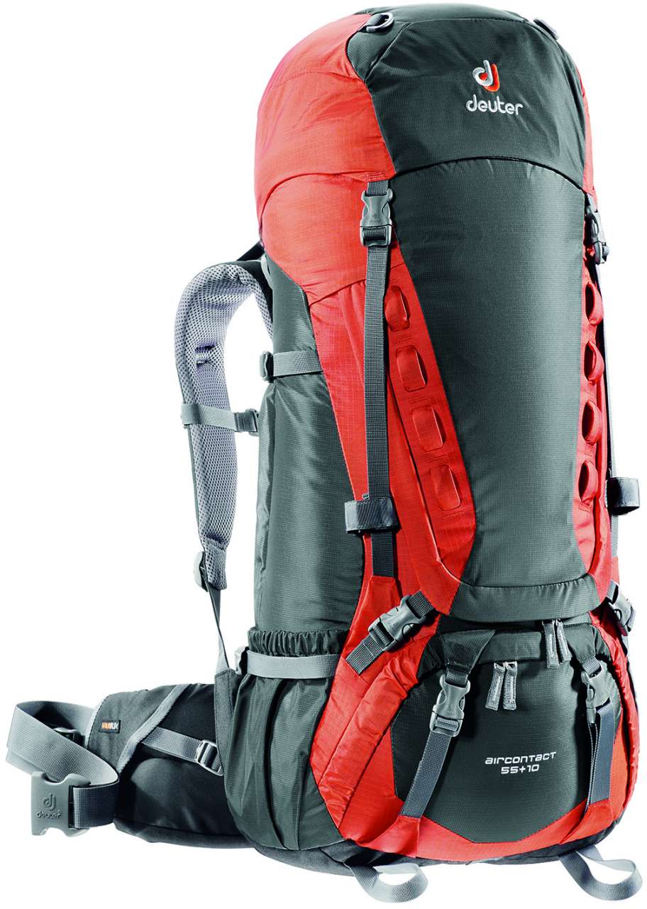 Deuter Aircontact 55+10 Rugzak Grijs/Oranje