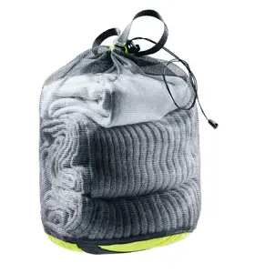 Deuter Mesh Sack 3 Zwart/Groen