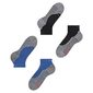 Falke RU4 Short Hardloopsokken 2-Pack Blauw/Zwart Heren
