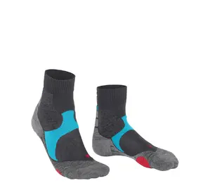 Falke BC3 Comfort Short Fietssokken Grijs/Blauw Heren