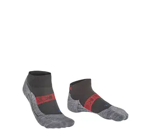 Falke RU4 Endurance Cool Short Hardloopsokken Zwart/Grijs Heren