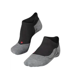 Falke RU4 Endurance Invisible Hardloopsokken Zwart/Grijs Heren