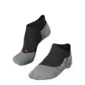 Falke RU4 Endurance Invisible Hardloopsokken Zwart/Grijs Heren