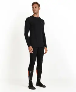 Falke Wool-Tech Thermoshirt Lange Mouwen Zwart Heren