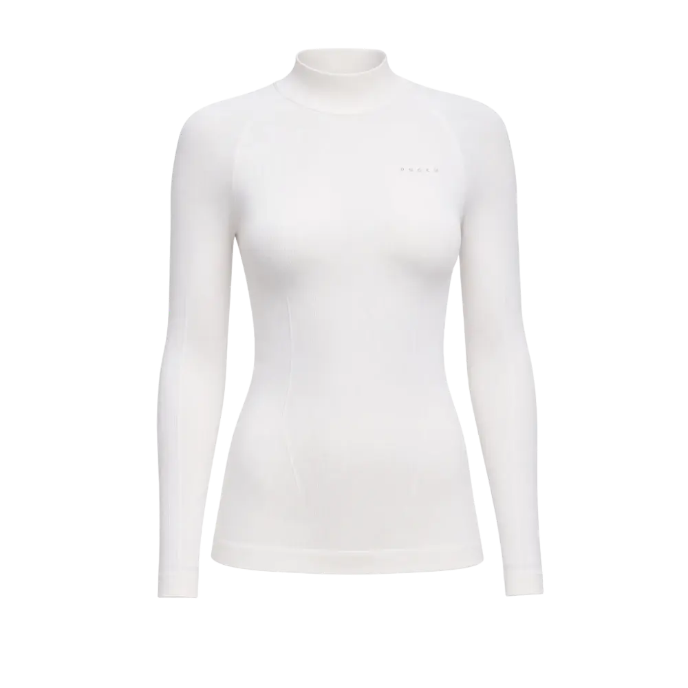FALKE Turtleneck Thermoshirt Lange Mouwen Wit Dames