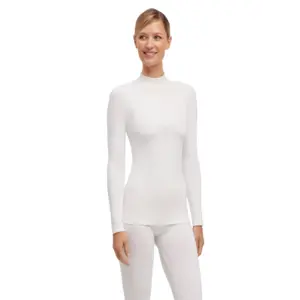 Falke Turtleneck Thermoshirt Lange Mouwen Wit Dames