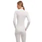 Falke Turtleneck Thermoshirt Lange Mouwen Wit Dames