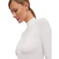 Falke Turtleneck Thermoshirt Lange Mouwen Wit Dames