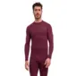 Falke Wool-Tech Protective Trend Thermoshirt Lange Mouwen Donkerrood Heren