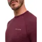 Falke Wool-Tech Protective Trend Thermoshirt Lange Mouwen Donkerrood Heren