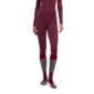 Falke Wool-Tech Protective Trend 3/4 Thermobroek Donkerrood Dames