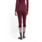 Falke Wool-Tech Protective Trend 3/4 Thermobroek Donkerrood Dames