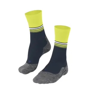 Falke RU4 Endurance Cool Hardloopsokken Zwart/Geel Heren
