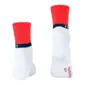 Falke RU4 Endurance Compression Hardloopsokken Wit/Rood Heren