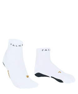 Falke RU True Motion Short Hardloopsokken Wit/Donkerblauw