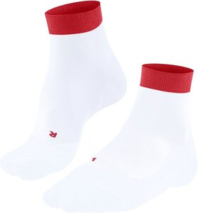Falke RU 4 Endurance Short Hardloopsokken Wit/Rood Heren