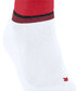 Falke RU4 Endurance Short Hardloopsokken Wit/Rood Heren